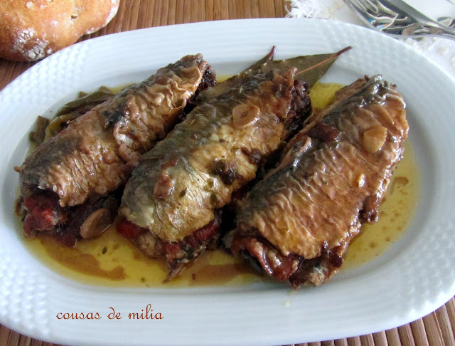 Sardinas rellenas en escabeche