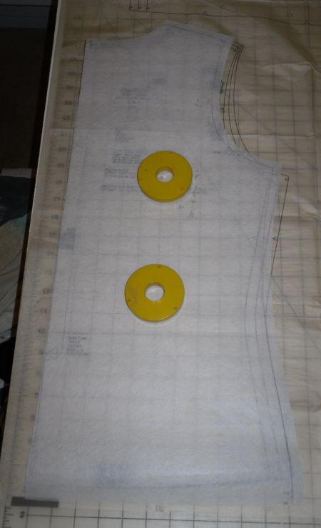  close-up, this time of the back armhole. That's a big difference