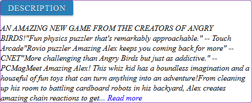 Amazing Alex Free game review
