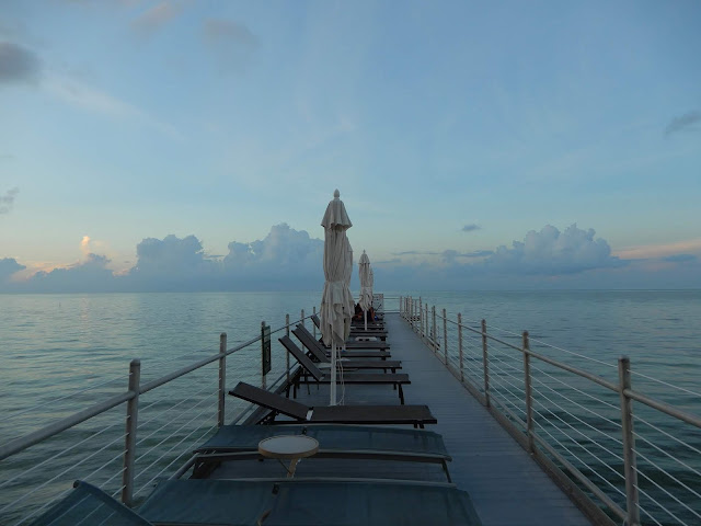 sunrise at pier