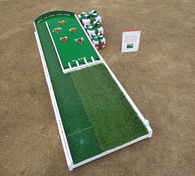 Christmas Crazy Golf in Northwich