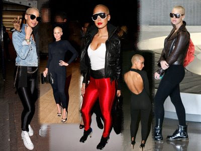 amber rose long hair. pictures of amber rose with