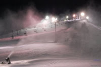 Making Snow at Mt. Brighton MI