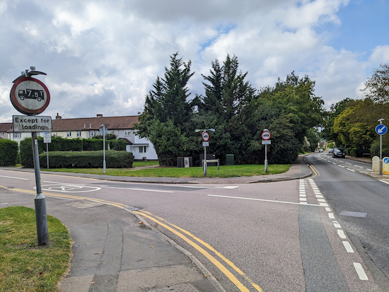 Turn left on Holloways Lane