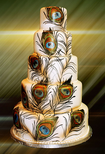 bling wedding cakes