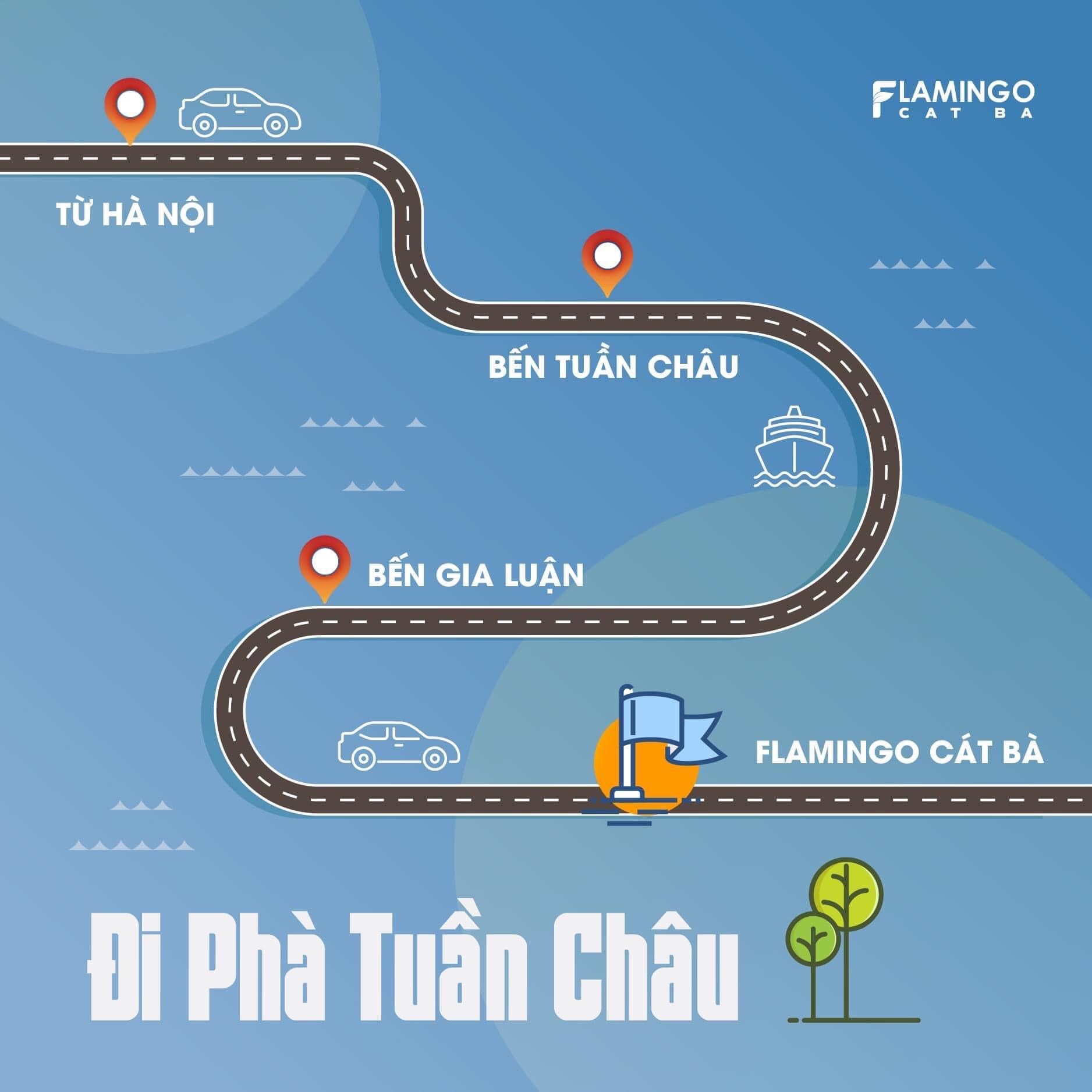 Tổng hợp 4 tuyến đường di chuyển từ Hà Nội đến Flamingo Cát Bà