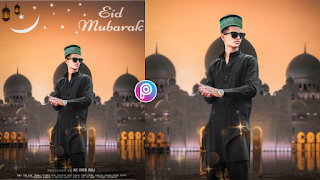 Eid Mubarak Photo Editing 2021 || Eid Ul-Fitar Special Editing Tutorial Picsart | Ramzan Eid Editing