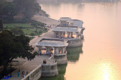 Aana Sagar Lake, Ajmer, Ajmer Baradari, अजमेर, ऐतिहासिक एवं पुरातत्व महत्व, आनासागर, बारादरी