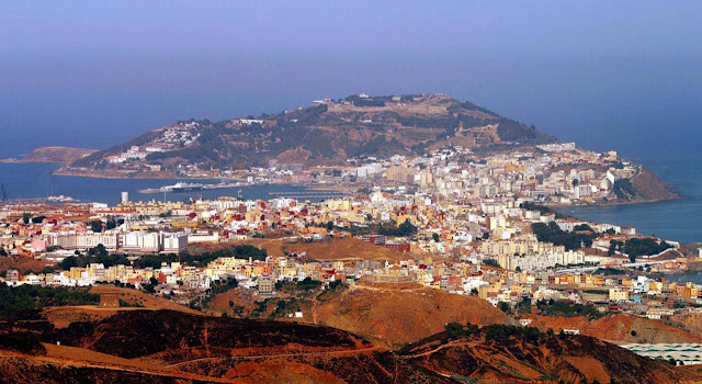 Vista do mirante Isabel II - Ceuta – Espanha