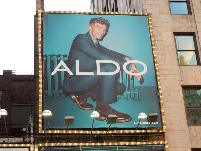Aldo Shoes Benjamin Eidem billboard NYC