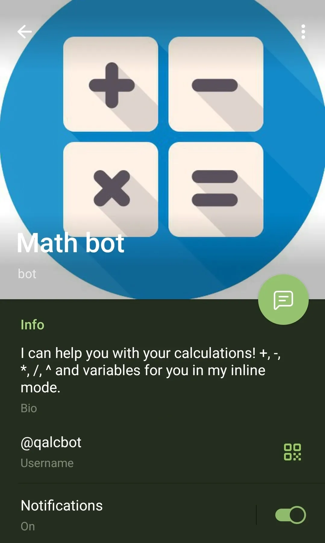 Telegram MathBot