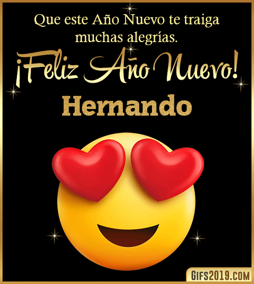 Gif animado feliz año nuevo hernando
