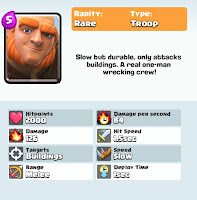 clash royale game giant card