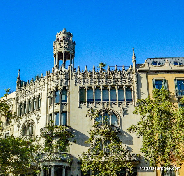 Casa Lleó Morera no Passeig de Gràcia, Barcelona