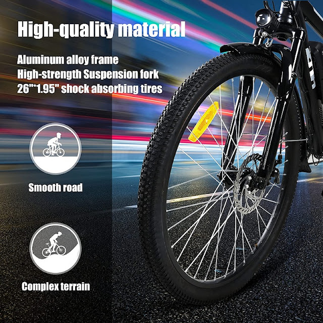 ZNH 26'' Electric Commuter Mountain Bike Mountain-Bikes