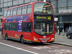 a 45 departs St Pancras International