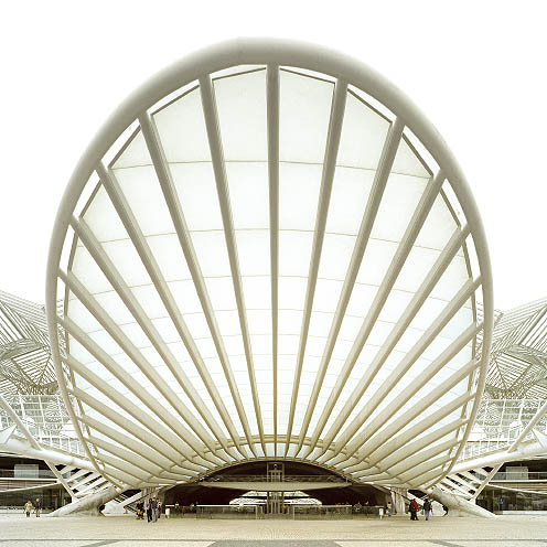 Estación de Oriente en Lisboa. Santiago Calatrava
