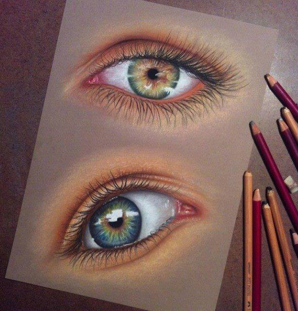 Beautiful and Realistic Pencil Drawings of Eyes