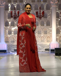 Huma Qureshi in Red Dress at Teach For Change Annual Fundraiser Event