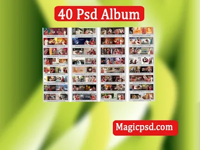 Top 40 Wedding Album Design PSD FREE Download 12x36 2023