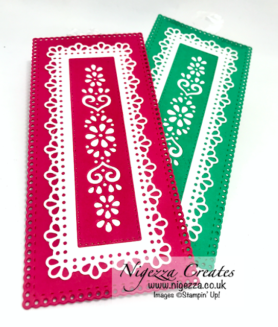 Nigezza Creates Bookmarks Using Ornate Layers From Stampin' Up!