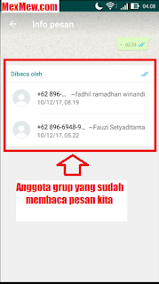 pesa grup whatsapp,pembaca pesan grup whatsapp,grup wa,mengetahui yang baca pesan whatsapp