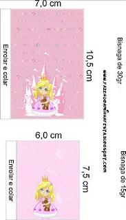 Blondie Princess, Free Printable Labels