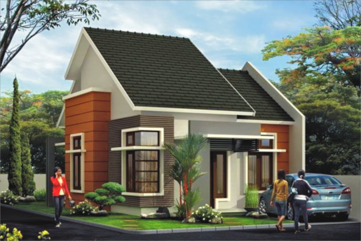 101 Gambar Rumah  Minimalis  Sederhana  Leter  L  Gambar 