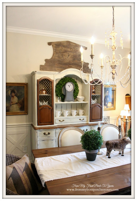 Farmhouse-French Country Dining Room- From My Front Porch To Yours