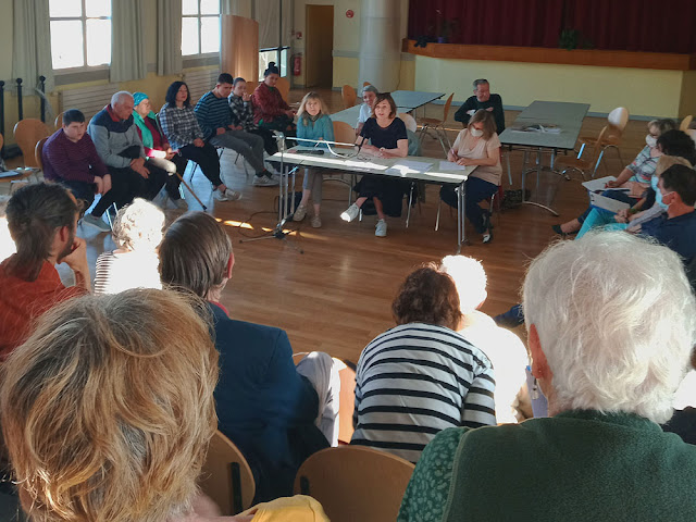 Meeting in a small country town to aid Ukrainian refugees, Indre et Loire, France. Photo by Loire Valley Time Travel.