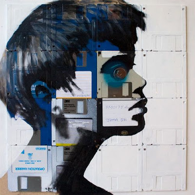 The Floppy Disk Art Of Nicky Gentry Seen On www.coolpicturegallery.net