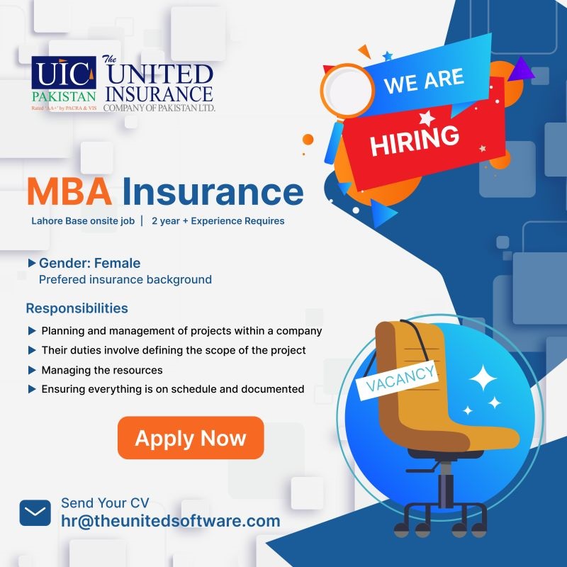 The United Insurance Company of Pakistan Limited For MBA Insurance (Female)