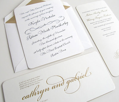 And from classic square edges to round we love this calligraphicinspired 