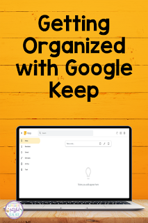 Google Keep is an amazing FREE tool that is perfect to use in the classroom as well as for personal reasons. This blog post shares how to use Google Keep for both these uses. Now is the time to get organized personally and professionally! #teachers #technologytips {Kindergarten, First, Second, Third, Fourth, and Fifth Grade Teachers}