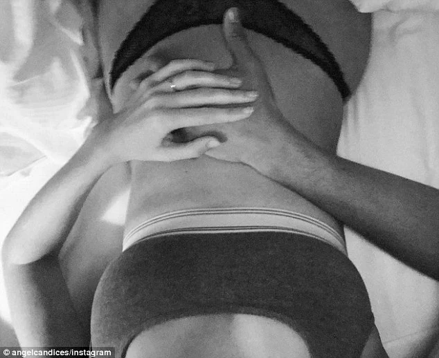 Candice Swanepoel confirms pregnancy with a baby bump snap