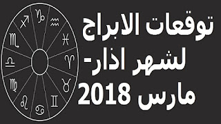 توقعات الابراج لشهر اذار- مارس 2018