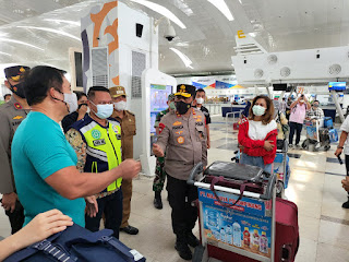 Kapoldasu Cek Kesiapan Bandara Internasional Kualanamu Sambut Pemudik