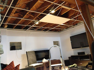 basement suspended ceiling