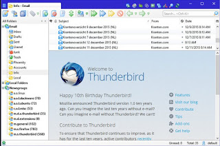 Cliente de email Mozilla Thunderbird