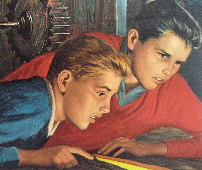 secret of the upcycled book -- hardy boys are hardly bad