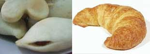 Cireng isi vs Croissant