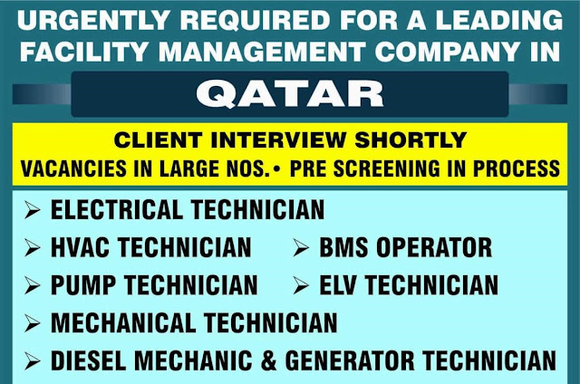 Wanted for Qatar - Facility management company