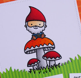 Cute handmade gnome pun card (using Home sweet gnome by Sunny Studio)