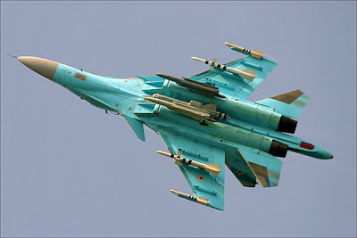 Sukhoi Su-34 Russian Fighter Bomber Aircraft