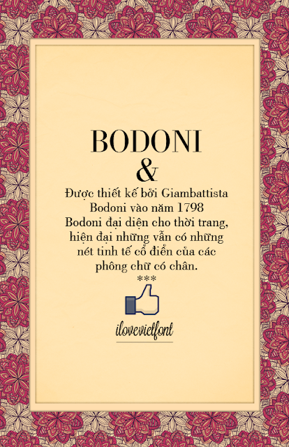 [Serif] VNF Bodoni Regular Việt hóa