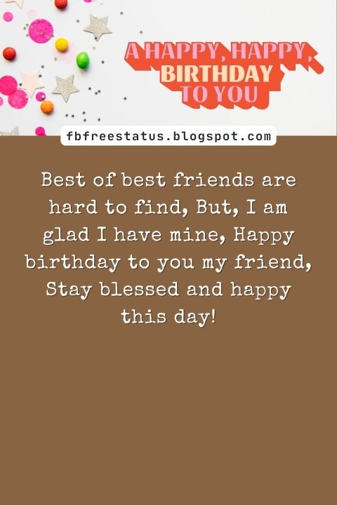 Birthday Wishes For Friends