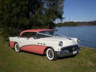 classic wedding car