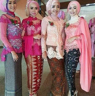 Model baju kebaya muslim modern pesta terbaru