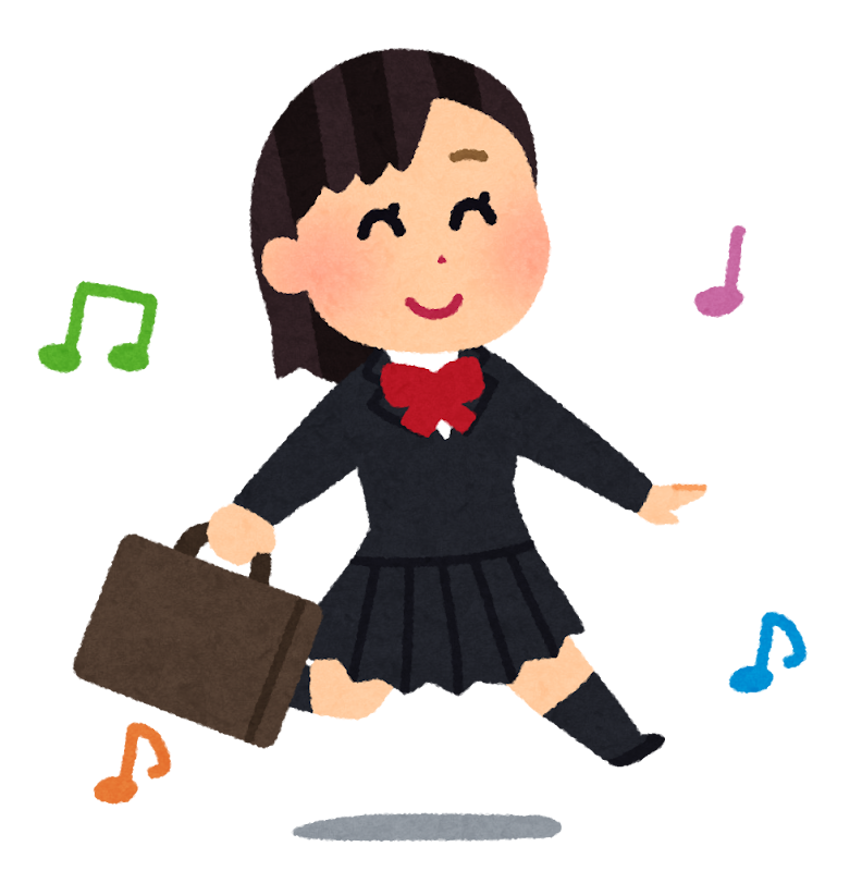 スキップする学生のイラスト 女子 かわいいフリー素材集 いらすとや スキップする学生のイラスト 女子 かわいいフリー素材集 いらすとや