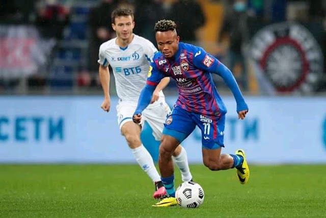 Super Eagles Bag of Tricks Scores For CSKA Moscow in Derby Win